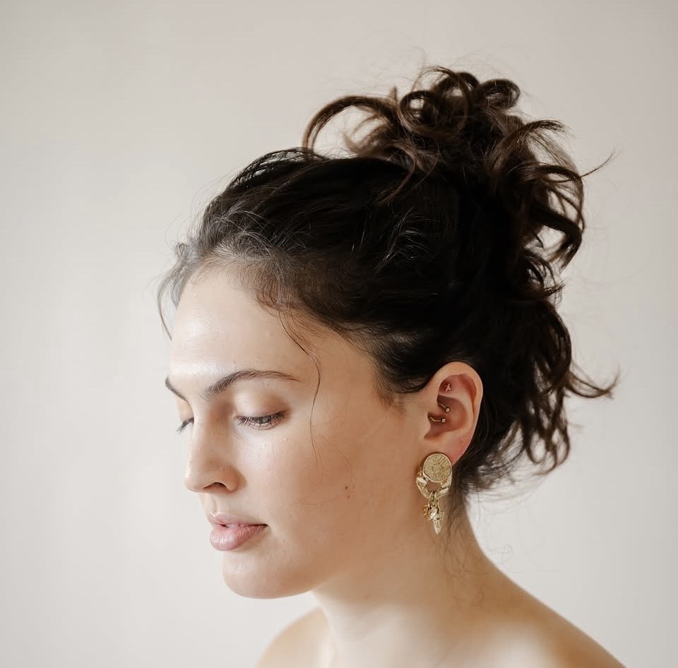 NMRK Jewellery Earrings on Model